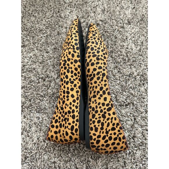 NWT Birdies The Goldfinch Mini Goldfinch Calf Hair Flats Size 9.5 - Picture 8 of 13